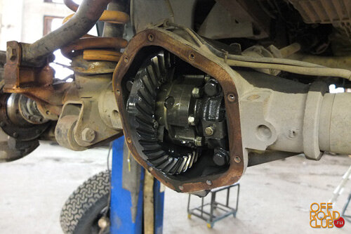 УАЗ Патриот: установка пневмоблокировки дифференциала